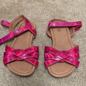 Vibrant Pink Kids Sandals